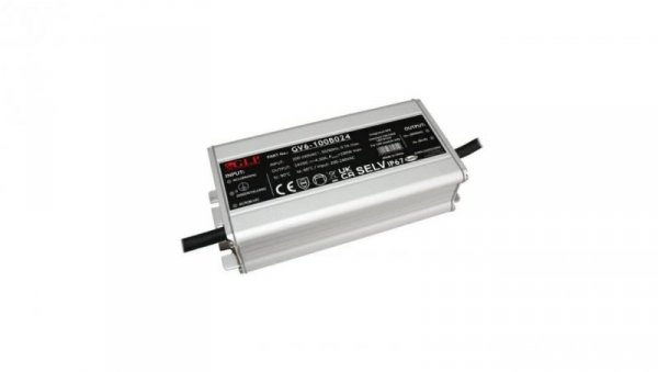 Zasilacz LED GV6-100B024 100W 24V 4,2A GLP IP67 z filtrem PFC