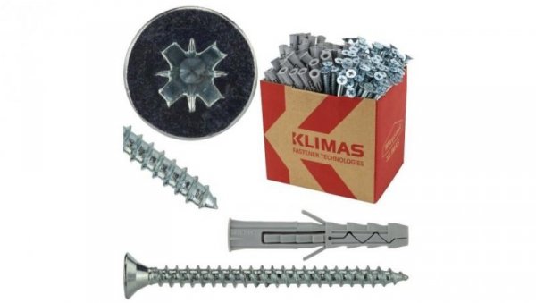 Kołek KRX 6/35X40 z łbem stożkowym i wgłębieniem krzyżakowym /200szt./
