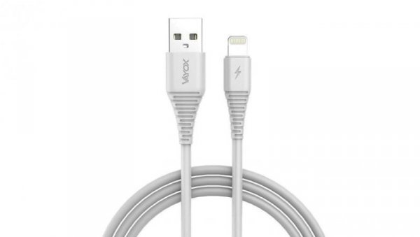 Kabel USB - Lightning 1m biały VA0057 Vayox