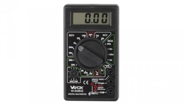 Miernik uniwersalny z buzzerem VA-830BUZ Vayox