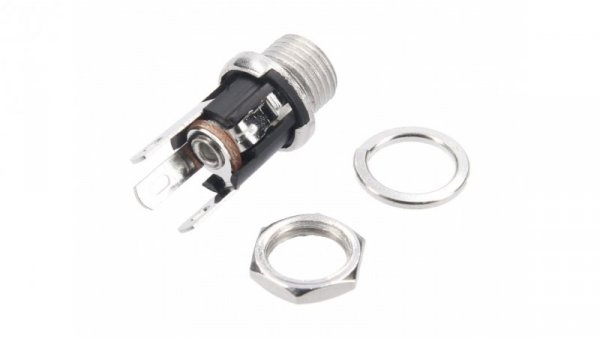 Gniazdo DC 5.5x2.1 do obudowy metalowe