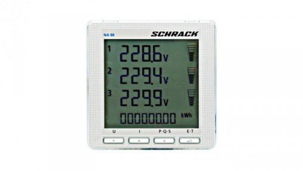 Analizator parametrów sieci NA96 96x96mm,natablicowy