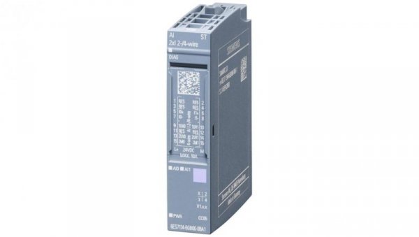 Simatic ET 200SP, Moduł wejść analogowych 2AI - 6ES7134-6GB00-0BA1