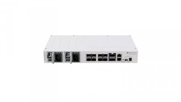 Switch 2x 100G QSFP28, 8x 25G SFP28, 2x hot-swap MikroTik CRS510-8XS-2XQ-IN