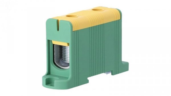 Blok rozdzielczy - odgałęźny 1 - polowy 35-150mm2 żółty montaż płaski FJ-E150/D 85828