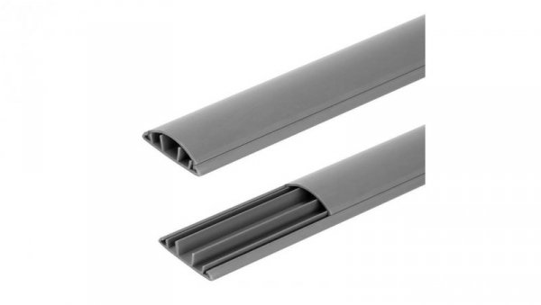 Listwa maskująca przewody TV maskownica uniwersalna napodłogowa naścienna 60x15mm szara 2m