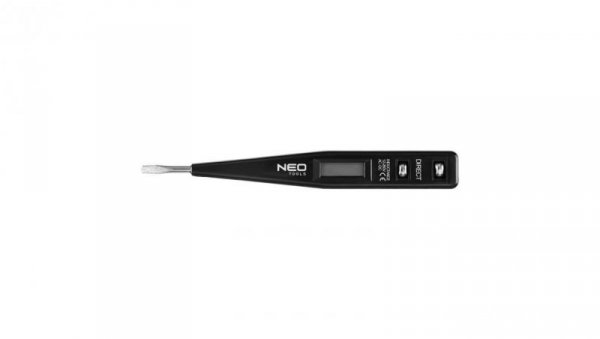Próbnik cyfrowy detektor napięcia 12-250V neonówka 120mm NEO 94-005