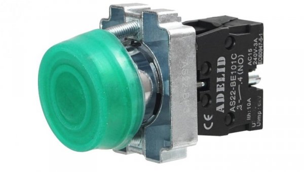 PRZYCISK STEROWNICZY ZIELONY START IP66 METAL BP31 AS22-BP31
