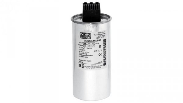 Kondensator 2,5kvar 440V Cn=3x13,70µF In=3x3,28A