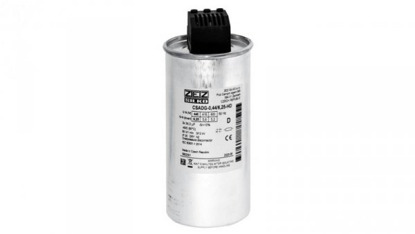 Kondensator 6,25kvar 440V Cn=3x34,25µF In=3x8,21A