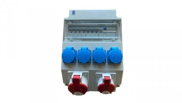 Rozdzielnica elektryczna CEE 32A 16A 4x 230V z bezpiecznikami HAGER / FI 97H-3