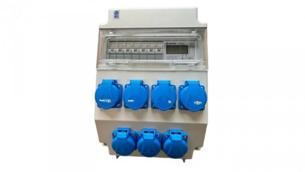 Rozdzielnica elektryczna 7x 230V z bezpiecznikami HAGER / licznik prądu / 3 fazy 95H-2