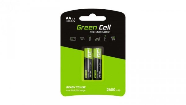 AKUMULATORKI Green Cell 2x AA HR6 2600mAh GR05