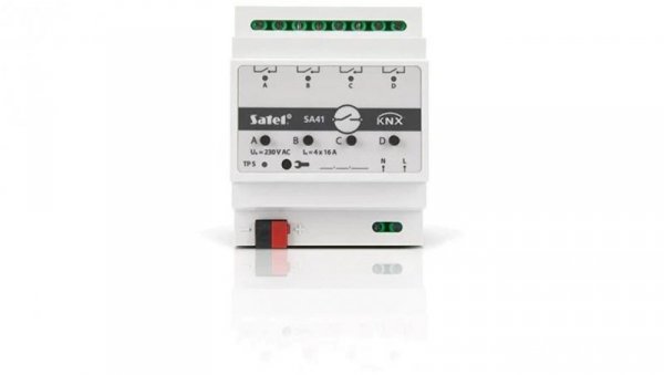 SATEL KNX 4-kanałowy aktor przełączający KNX-SA41