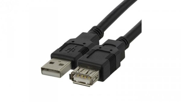 NEKU Kabel przedłużacz USB 2.0 A (wtyk / gniazdo) czarny 5m