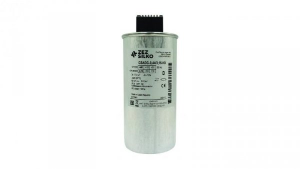 Kondensator 4kvar 440V Cn=3x21,92µF In=3x5,25A