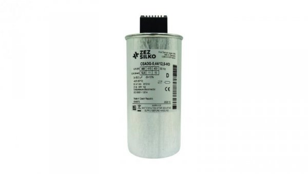 Kondensator 12,5kvar 440V Cn=3x68,51µF In=3x16,42A