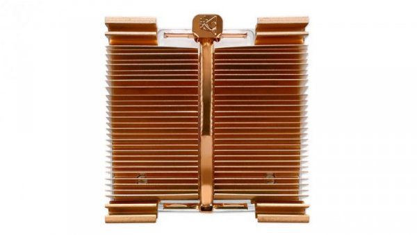 Radiator uniwersalny wytłaczany żeberkowy aluminium miedziane + płytka miedziana
