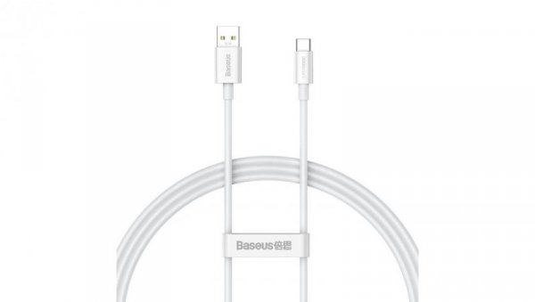 Baseus Superior Series kabel SUPERVOOC USB-A do USB-C 65W 1m biały