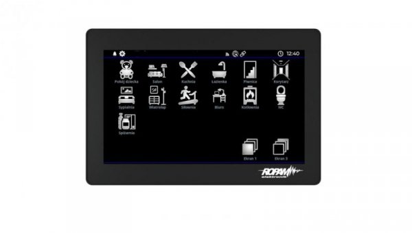 7 calowy Panel dotykowy, czarny, pojemnościowy, TPR-7B