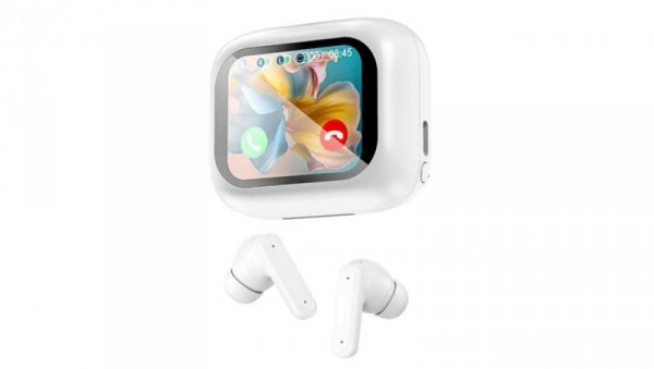Słuchawki dokanałowe Bluetooth, LCD, redukcja szumów ANC ICC SB-BLT08W