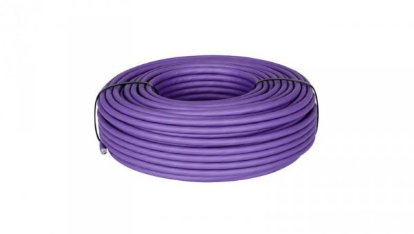 Kabel FTP kat.6A F/FTP 4x2x0,56 Dca fioletowy LSOH NEKU 100m