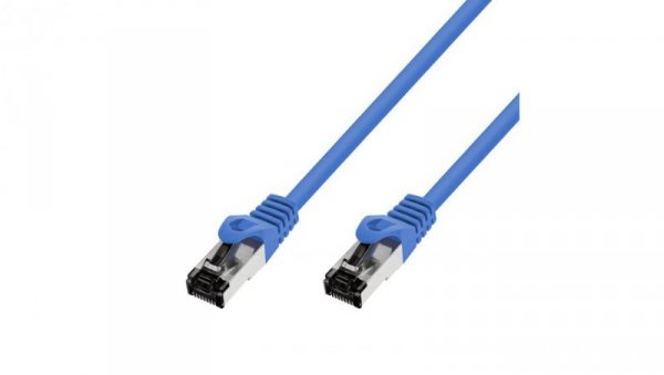 Patchcord LAN Miedź Kabel sieciowy skrętka Extralink Kat.8.1 S/FTP 2m 40G Niebieski