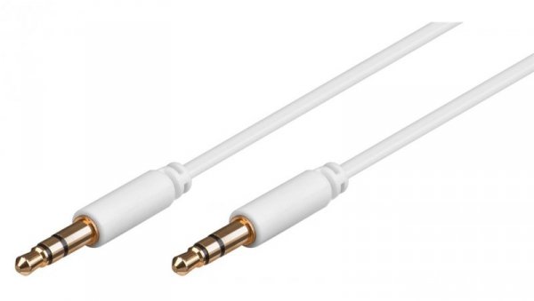 Kabel łączący jack 3,5 mm, pozłacany - Długość kabla 1.5 m