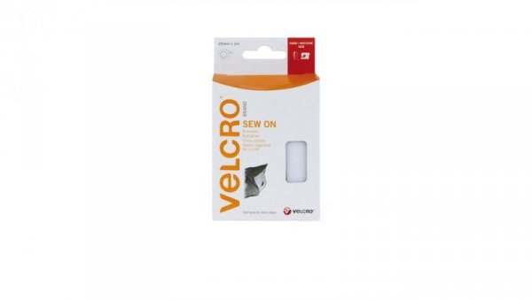 VELCRO rzep do szycia z haczykami i pętelkami 20 mm x 5 m biały