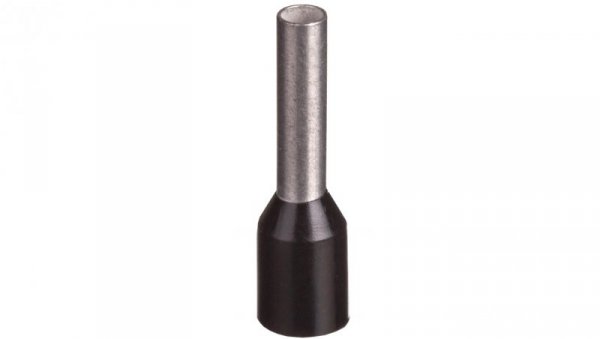 Końcówka tulejkowa izolowana TI 1,5mm2/8mm czarna cynowana TI1,5L8x500 /500szt./