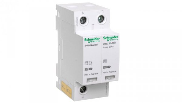 Ogranicznik przepięć Typ T2 1P+N 20kA 1,1kV 350V iPRD-20-20kA-350V-1PN A9L20500