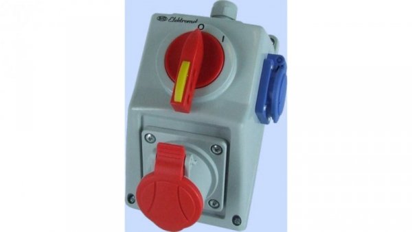 Zestaw instalacyjny z rozłącznikiem O-I 1x16A 4P 400V, 1x16A 250V 2P+Z C16-18.1 IP54 971615