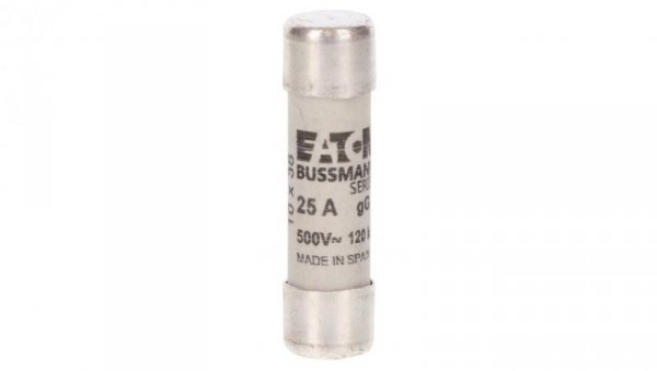 Wkładka bezpiecznikowa cylindryczna 10x38mm 25A gG 500V C10G25