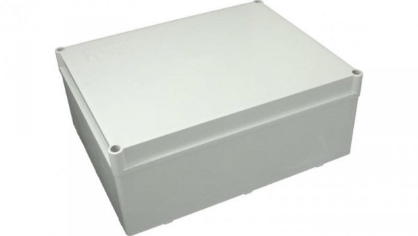 Puszka n/t hermetyczna 300x220x120 bez dławików IP56 szara S-BOX 616