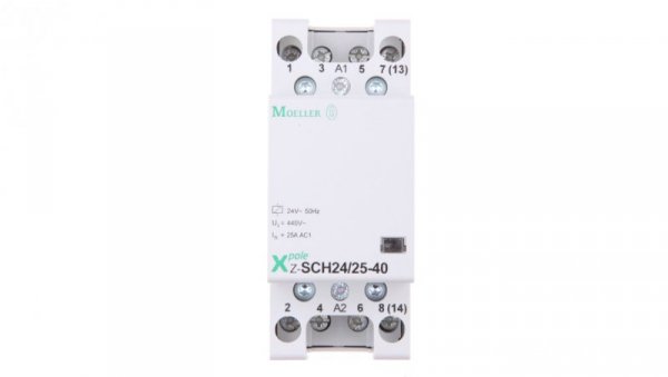 Stycznik modułowy 25A 4Z 0R 24V AC Z-SCH24/25-40 248851
