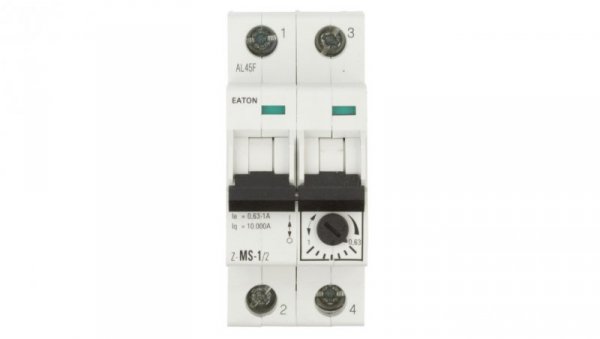 Wyłącznik silnikowy 2P 0,25kW 0,63-1A Z-MS-1,0/2 248393
