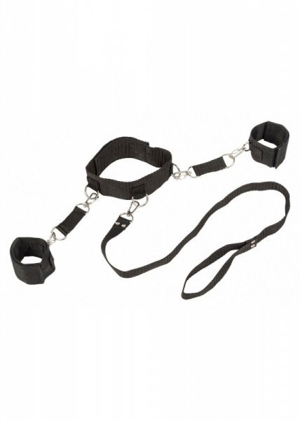 Wiązania-Bondage Collection Collar and Wristbands Plus Size
