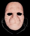 Maska klejona na twarzy - Lew Deluxe
