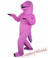 Chodząca żywa maskotka duży pluszak kostium reklamowy strój dinozaur pinky