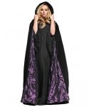 Peleryna wenecka - Unisex Black & Lila