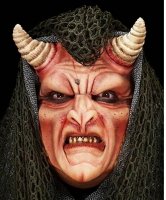Maska klejona na twarzy - Demon Deluxe Maska klejona na twarzy - Demon Deluxe