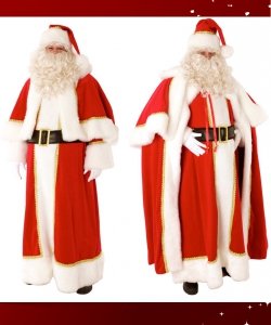 Profesjonalny strój Świętego Mikołaja - Św. Mikołaj Deluxe 