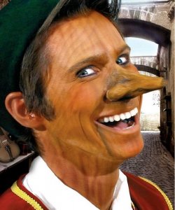 Charakteryzacja FX - Sztuczny nos Pinokia