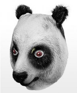 Maska lateksowa - Panda
