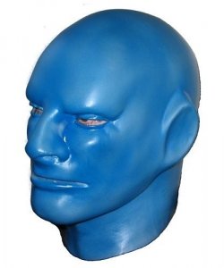 Maska lateksowa - Blue Man