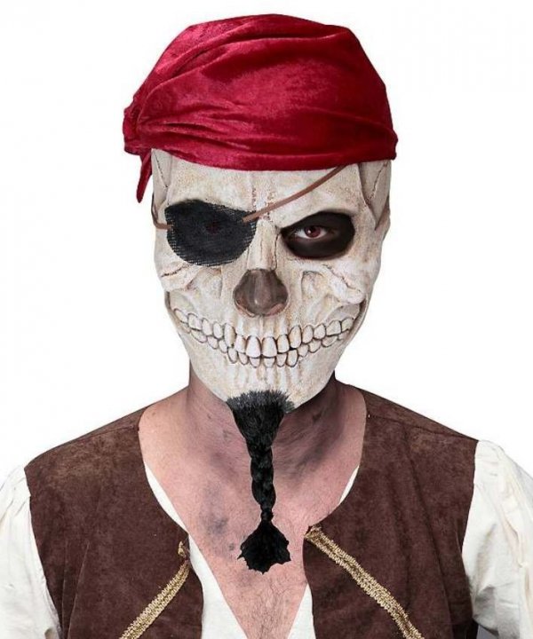 Czaszka pirata z bandaną