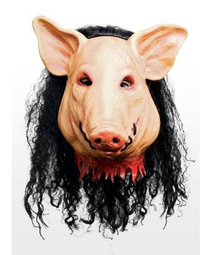 Maska lateksowa - Świnia z filmu Piła