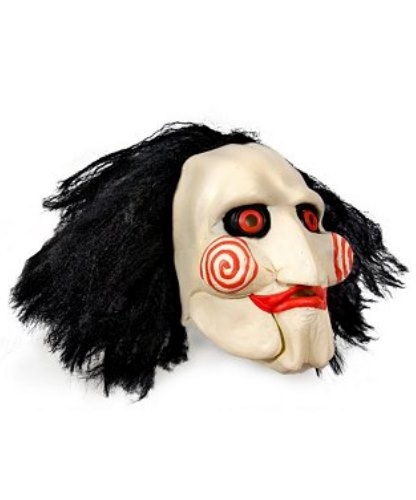 Maska lateksowa - Puppet z filmu Piła