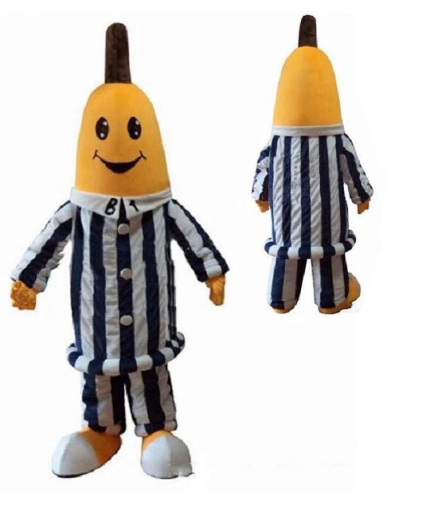 Chodząca żywa duża maskotka Kostium reklamowy Event Banana Pyjamas