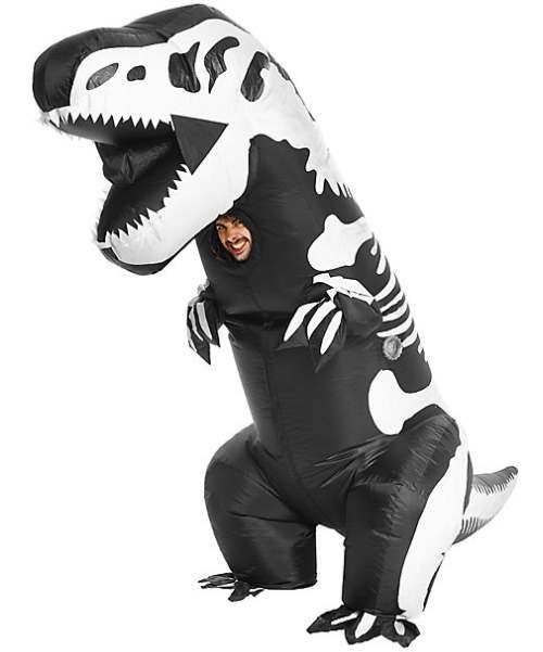 Nadmuchiwany kostium - Szkielet Dinozaura